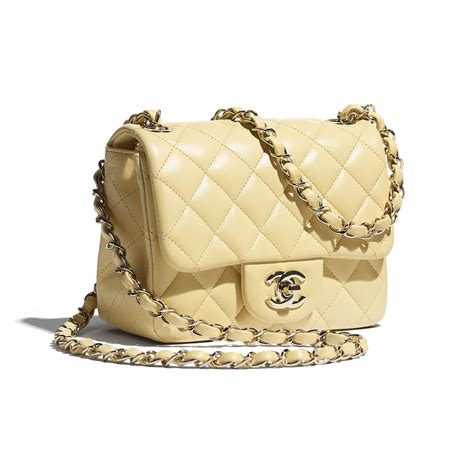 chanel mini yellow|chanel mini flap bag beige.